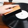 Escova Limpadora Profissional para Discos de Vinil, Veludo Macio, Antiestática, Cabo de Madeira Removedor de Poeira Líquido de Limpeza, Poeira