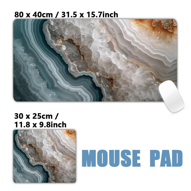 Abstract Fluid Flowing Colorful Pastel Gradients With Marble Effect Fluid XXL Large Mouse Pad Desk Mat Mousepad