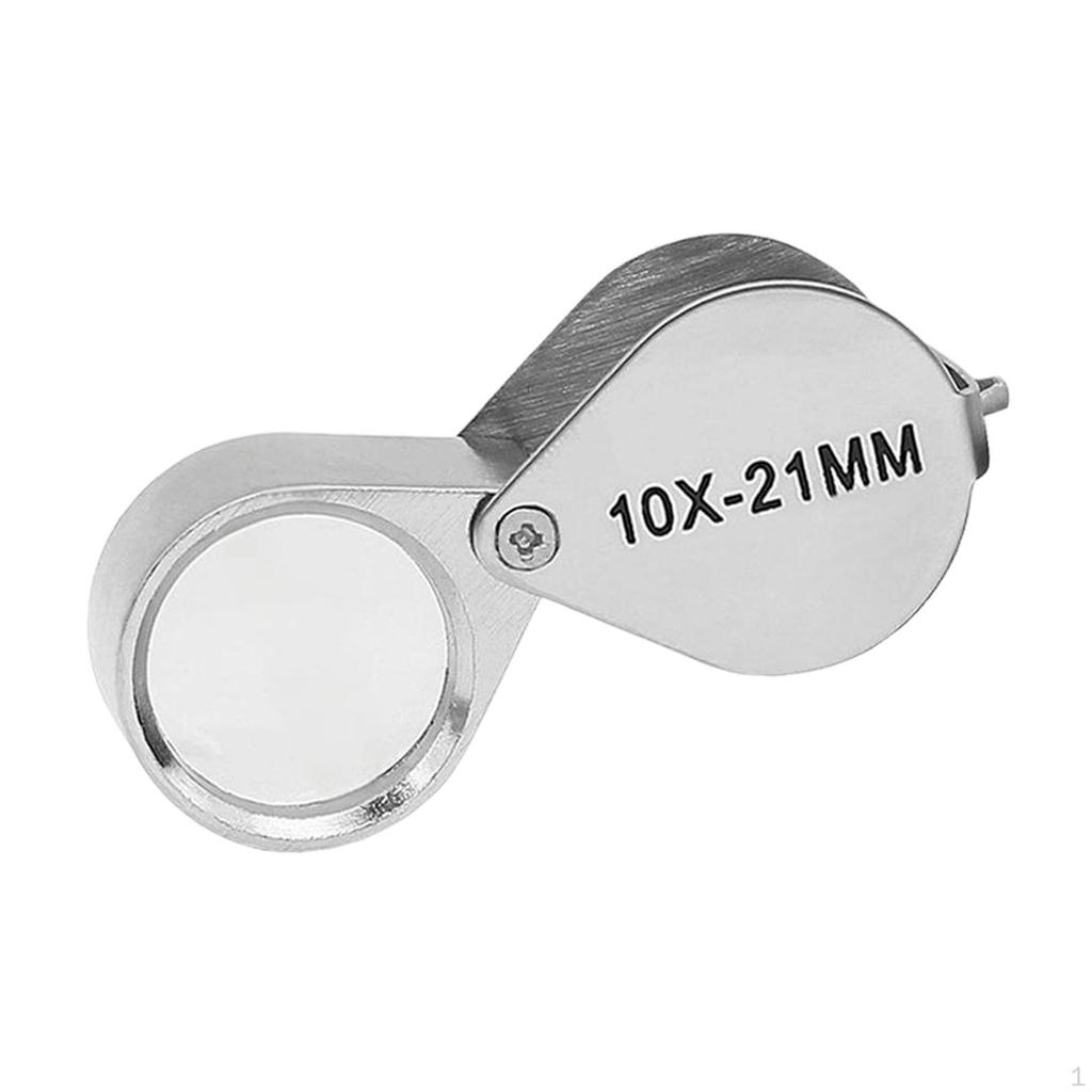Jeweler Loupe Magnifier Glass Easy To Use, Foldable Durability, Portable, Professional