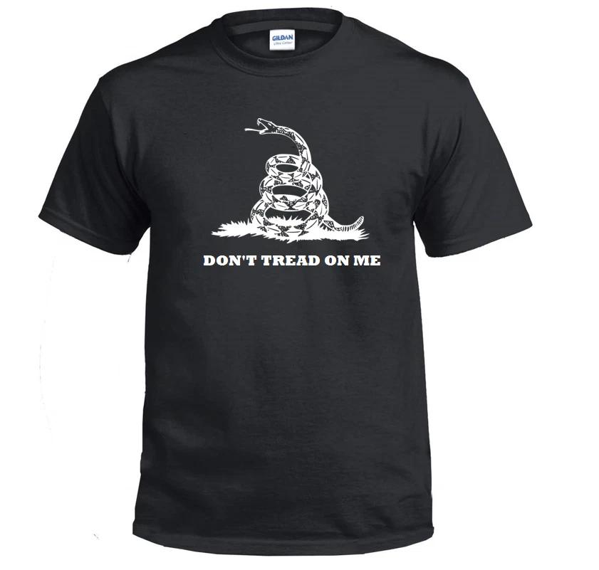 Don t Tread on Me Tee Shirt Gadsden Flag USA Freedom Patriot America T-Shirt 4XL