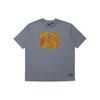 Levis Graphic Print Crew Neck Casual Drop Shoulder T-Shirt Men Tops Gray A1005-0006