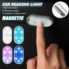 Magnetic Mini Touch Light LED Car Touch Night Light Ceiling Lamp Car Roof Interior Lighting Decorations USB Ambinet Light