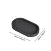 Lotion Bottle Organizer Tray Multipurpose Sleek Oval Shape Vanity 20x10cm for Makeup Brushes