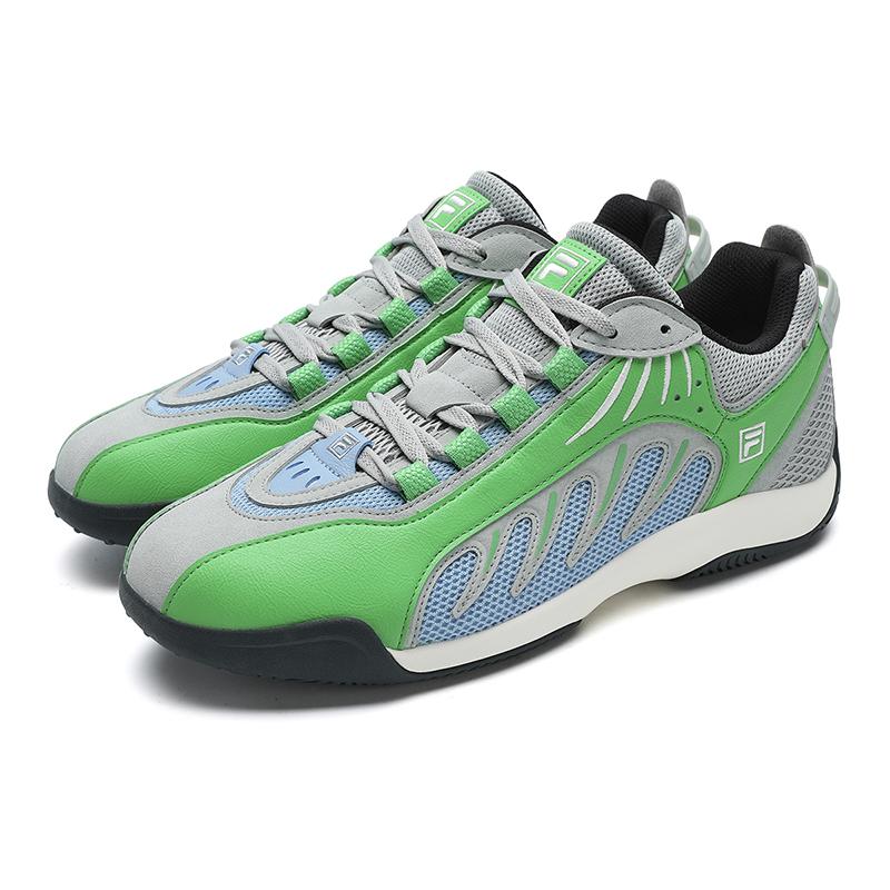 FILA ADE2025 Fashion Versatile Simple Personality Trendy Sports Breathable Lightweight Low-Top Casual Shoes Men Casual Shoes Gray Green F12M531121FBV