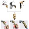 Pack of 4 Car Wash Nozzles Vehicle Cleaning Tool Water Hose High Pressure Sprayers Garden Irrigation Watering Copper