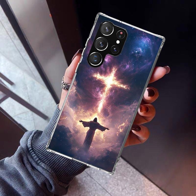 

Jesus Bible Phone Case For Samsung Galaxy S23 S24 S25 Edge S26 Ultra S22 + S21 Plus S20 FE Cover Silicone Print Shell Galaxy S23 Samsung S23 Plus