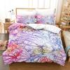 3D Print Purple, Pink, Blue, Green Mandala Duvet Cover Set Datura Jacquard King Size Bedding Sets For Home Dormitories,hotel Bed