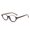 Korean-style Small Oval Small Frame Reading Glasses Retro Half Frame Blue Light Protection Presbyopia Glasses for Male Female