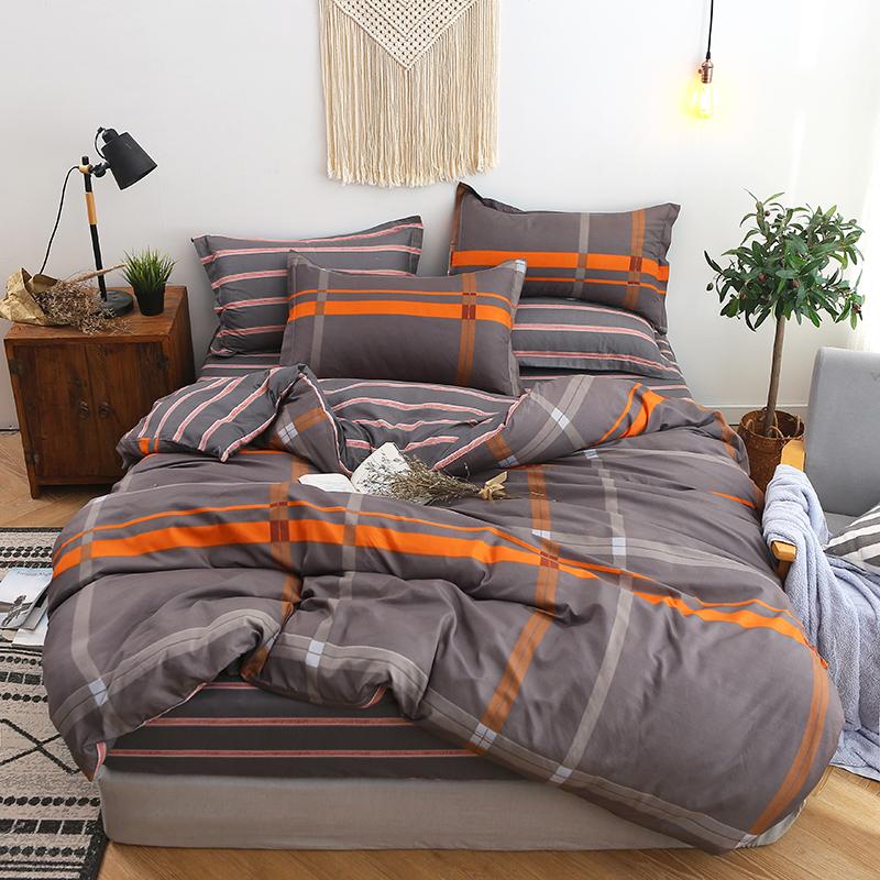 Bedding Set 4pcs Duvet Cover Sets Bed Linen Included Sheet Pillowcase