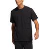 Adidas T Shirts Men's Black Crew Neck Moderate Straight Fit HE9945
