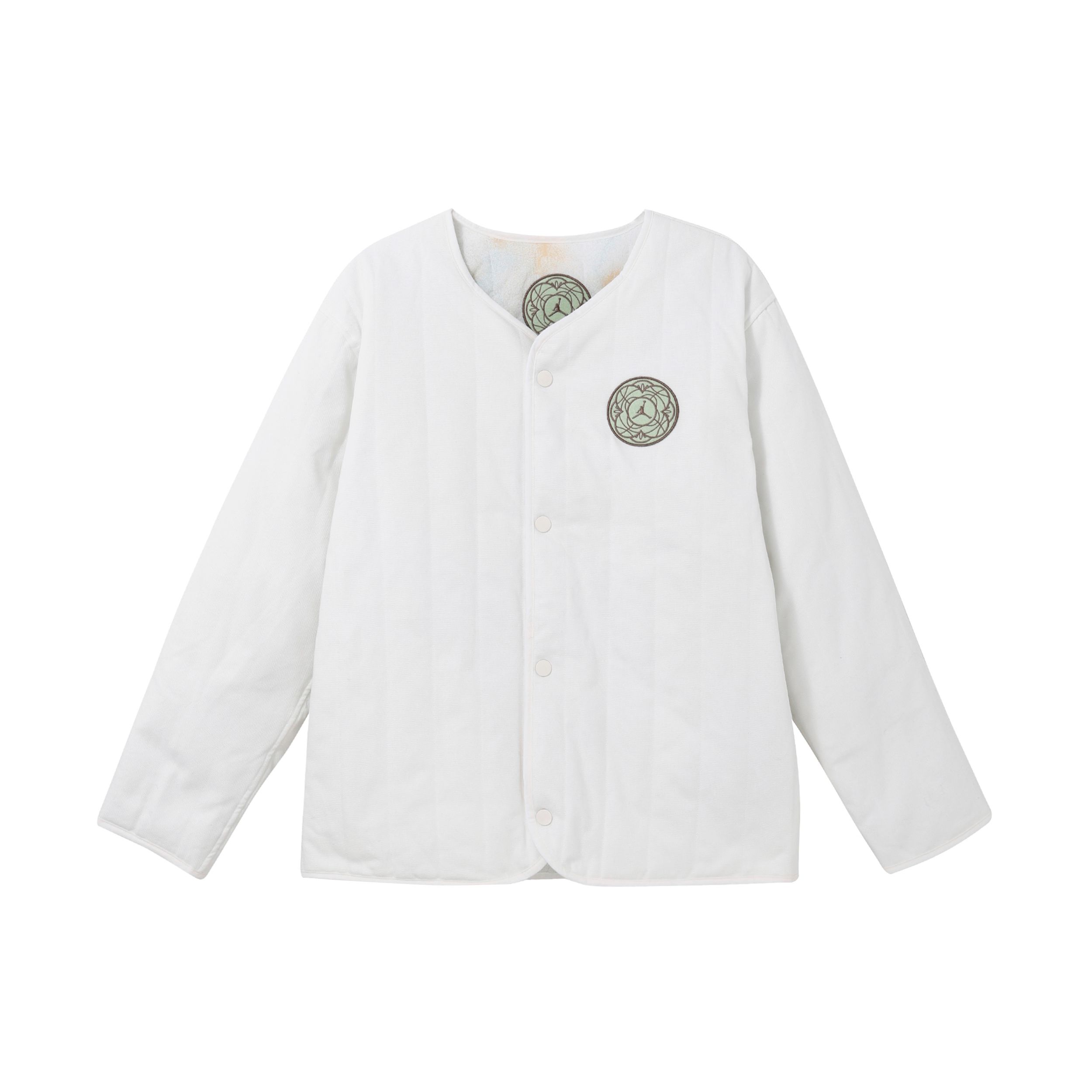 

Двусторонняя куртка Jordan в китайском новогоднем стиле с кроликом и принтом на спине, мужские куртки белого цвета FB1449-108 L