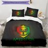 3pcs Duvet Cover Set (1*Duvet Cover + 2*Pillowcase, Without Core), Amed SK Print Soft All‑Season Bedding Set, Home Bedroom Decor Gift