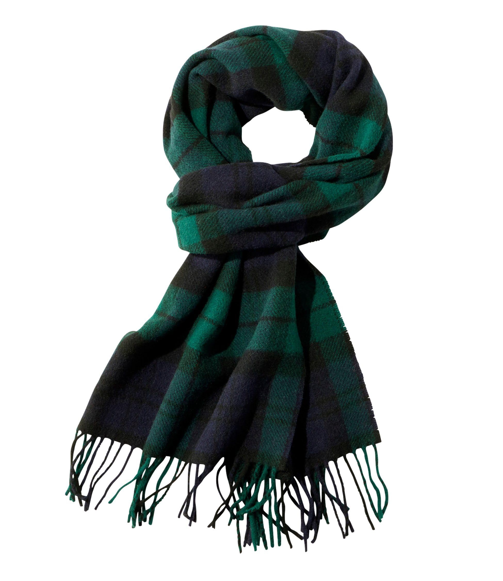 

LL Bean Irish Lambswool One Size Fits Black 1000000678 Men s Scarf, All, Watch, Blue,