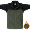 Otoño Invierno chaquetas de lana tácticas hombres sudaderas con capucha casuales abrigos chaqueta de bombardero de Deportes de caza para hombre