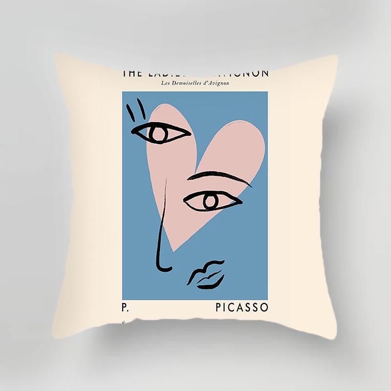 Nordic New Abstract Pillowcase Geometric Pattern Living Room Sofa Cushion Cover Home Decoration