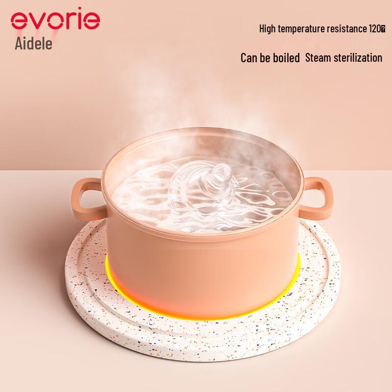 Evorie Liquid Silicone Wide-Neck Baby Nipple