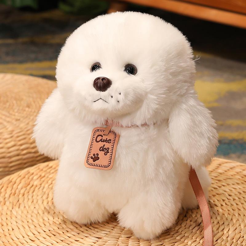 

Новая длинношерстная кукла-собака, милая плюшевая игрушка, кукла-собака, пудель, креативный подарок на день рождения 25cm