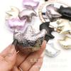 Crown Fabric Patch - Metal Crack Design, PU Cotton Filled, DIY Baby Headband Decoration