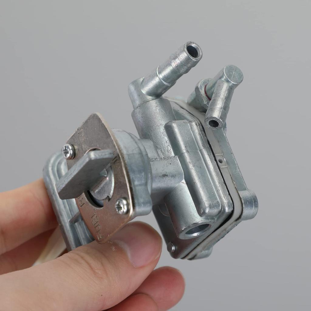 Frezon Motorcycle Fuel Cock Gas Tank Fuel Cock Valve Pet Cock Applicable for Kawasaki KL250 Super Sherpa 250 1997-2010