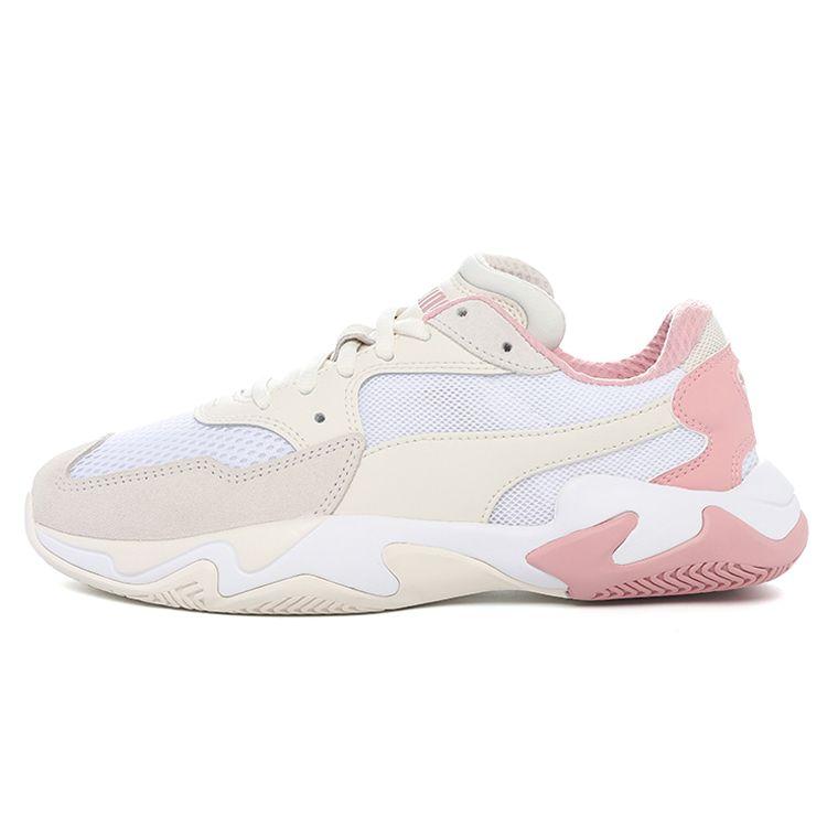 

Puma Storm Origin Sports Shock Absorbing Wear Resistant Low Top Casual Shoes Unisex Sneakers Off-White Pink 369770-04 35.5