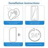 Linkidea Electric Toothbrush Plastic Electric Toothbrush Hanger with Adhesive Compatible with iO Series and Philip Sonicare ProtectiveClean