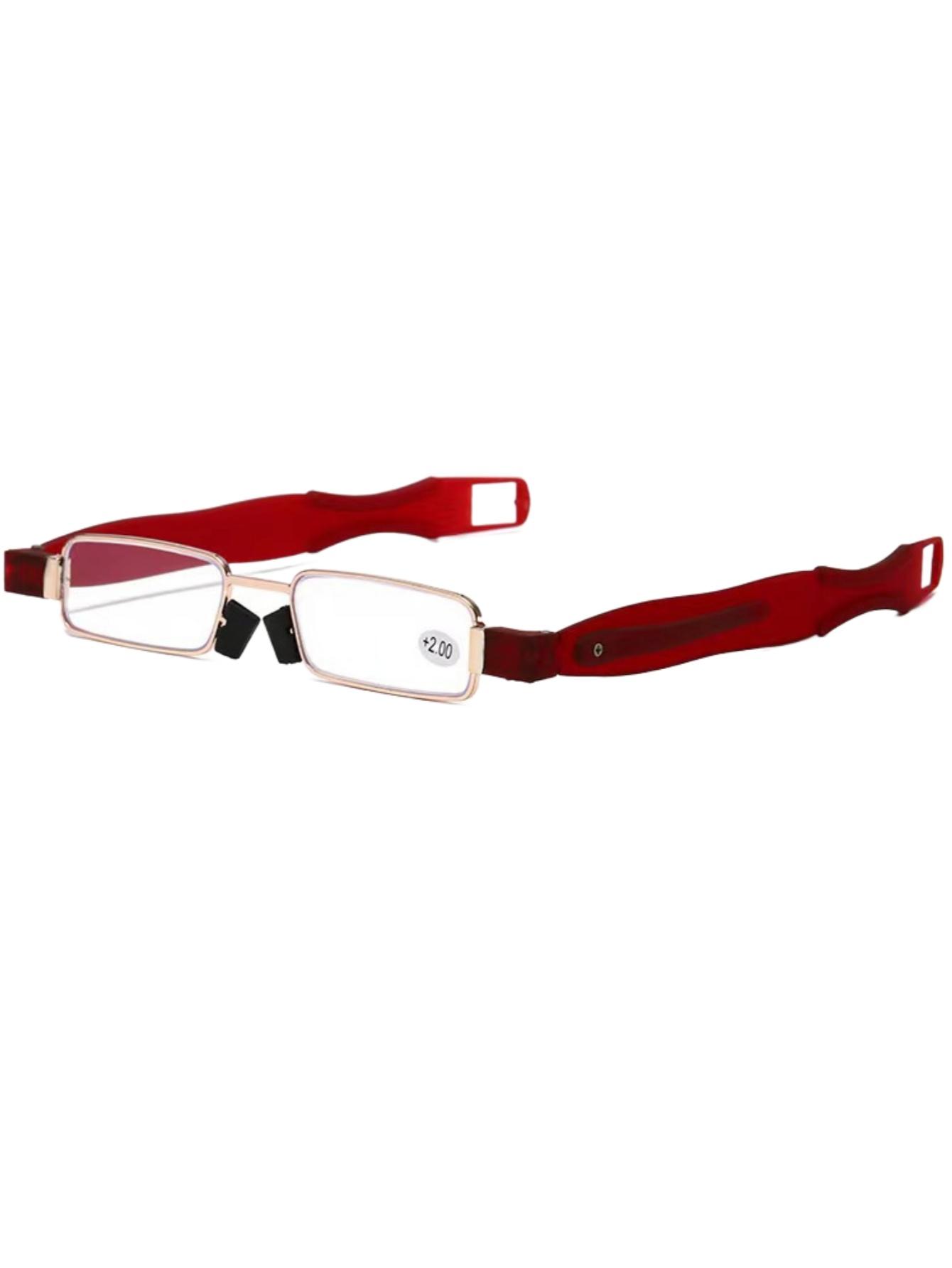

High Quality Reading glasses for men and women fashion ultra-light folding portable 360-degree rotating high-definition elegant reading glass 2.5