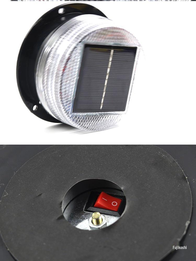 Solar-Powered Magnetic Flashing Traffic Strobe Light