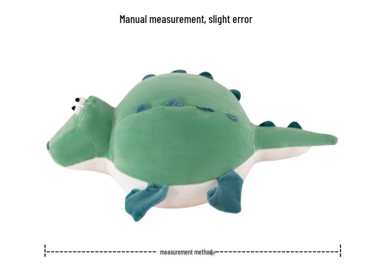 Cute Round Crocodile & Pufferfish Plush Toy Cushion for Kids - Perfect Birthday Gift