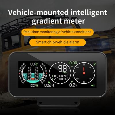 M60 Car Digital HUD Head-Up Display Speedometer GPS Speed Inclinometer Compass Overspeed Alarm Car Electronic Accessories