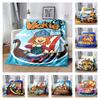Vickie Die Wikingerin Cartoon Flanelldecke, Niedliche Wikinger-Mädchen-Print Warme Sofa-Überwurfdecke, Kinderzimmer Dekor Geschenk Für Anime-Fans