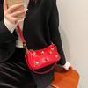 Woman Bags bag 2025 new Korean version of fashion rivets personalized trend women's shoulder crossbody armpit bag