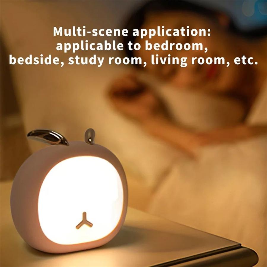 Cute LED Pet Night Lights for Kids Deer Rabbit Nursery Table Lamp 3 Brightness Dimmable USB Rechargeable Bedside Light Baby Gift
