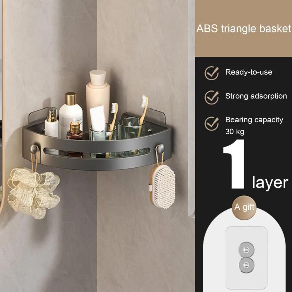 

Треугольная полка для унитаза, без сверления, вентиляция, дренаж, бытовая ванная комната, туалетные принадлежности, настенное крепление для хранения унитаза