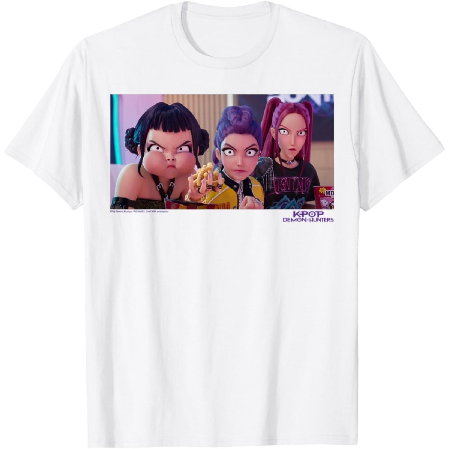 Huntr_x Interrupted Snack Time Scene T-Shirt XXXXXL белый