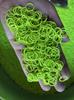 DIY Jewelry Accessories: Colored Baking Paint Embossed Rings (2,000/pack), featuring Round, Open, Single, and Twisted Flower Designs.