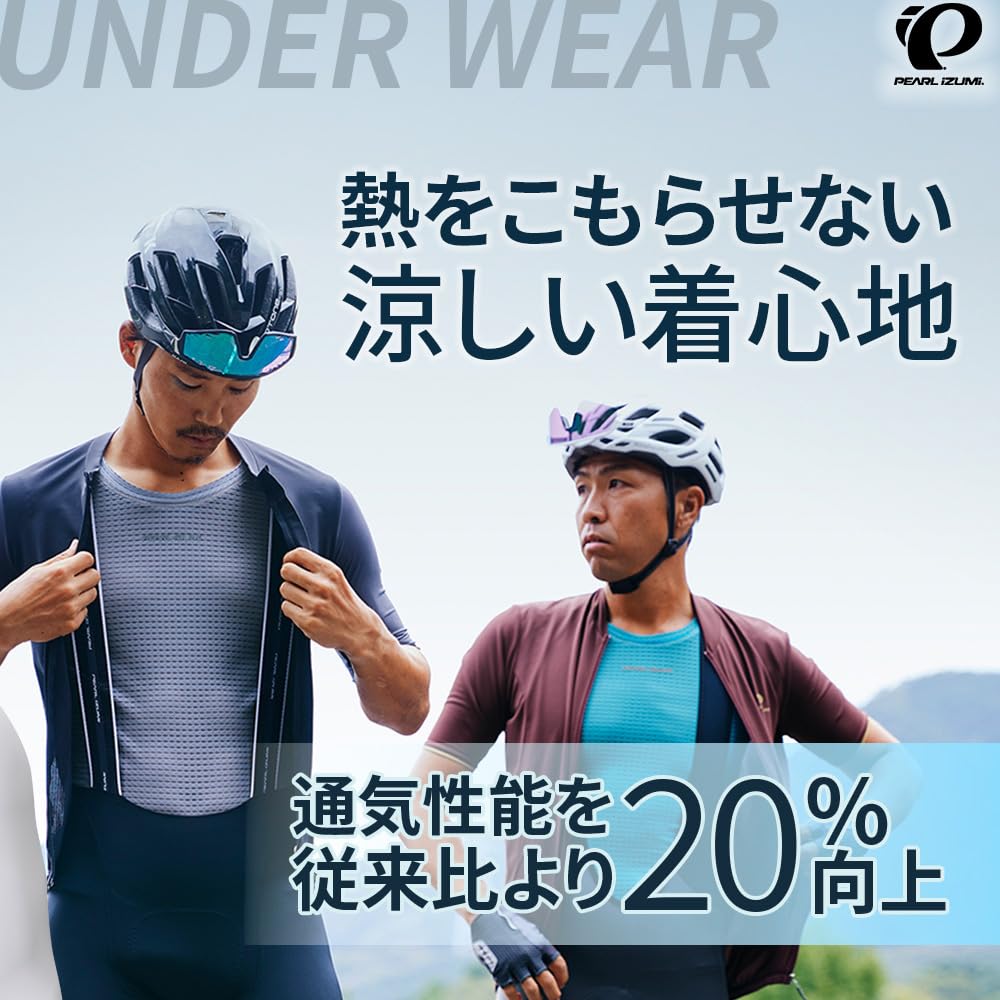 PEARL IZUMI Cycling Wear 110 Cold Shade Long Sleeve, Color: 3 Black, Size: M