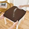 Stretch Jacquard Dining Room Chair Seat Covers Removable Washable Elastic Upholstered Dining Chair Cushion Slipcover