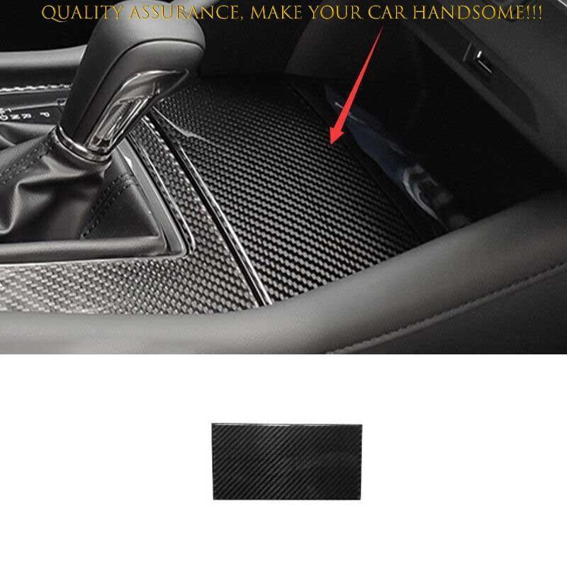 For Mazda 3 Axela 2019-2024 Real Carbon Fiber Center Console Water Cup Panel 1PC