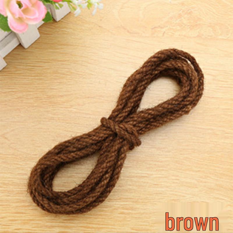 5mm Colored Sisal Rope for Cat Tree DIY, Handmade Hemp Rope for Ornaments, Tube Wrapping, and Flower Pot Decoration