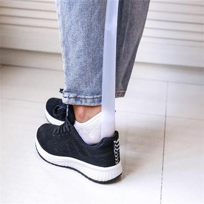 Plastic Extra Long Shoehorn Lazy Shoe Helper Long Handle Shoes Lifter Pull