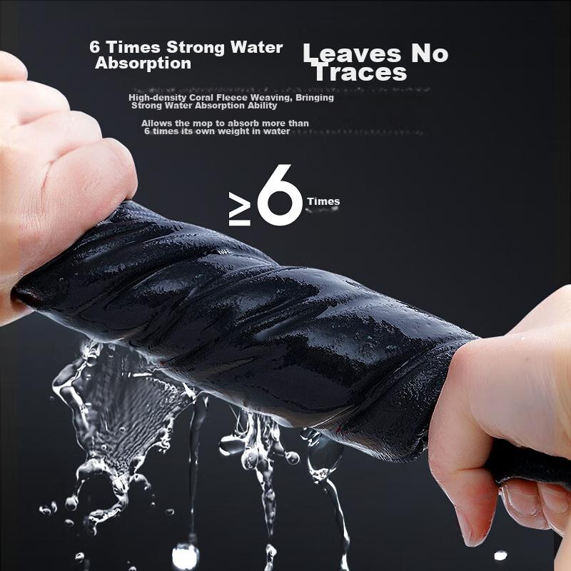 BIAZE Car Wash Towel, Specialized Car Cleaning Cloth, Vehicle Towel, Suede Absorbent Non-Scratch Wiping Cloth, 30*40 Cm, Two-Pack