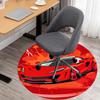 1PC Racing Car Round Chair mat Area Rug - Non-Slip, Floor Mat for Office, Bedroom, and Indoor Decor -Gift D1127218