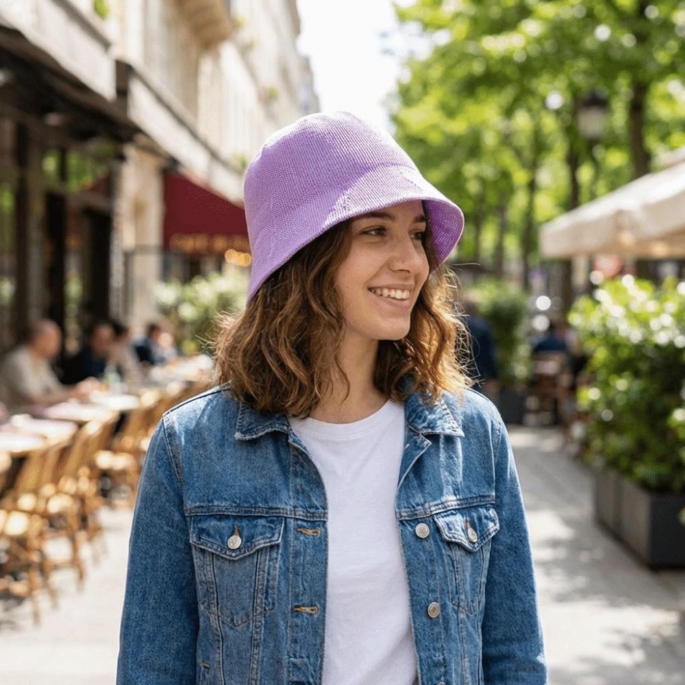 Wide Brim Breathable Linen Sun Hats Cotton Material Floppy Hat Beach Bucket Hat Outdoor Activities
