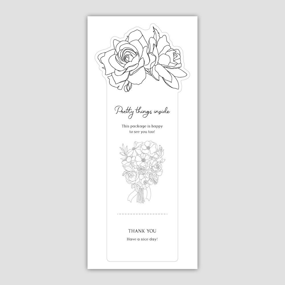 50 White Thank You Stickers - Gift Box Sealing & Packaging Labels for Takeout