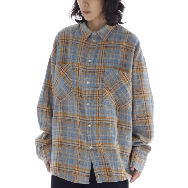 Shirt Long Sleeve Boys Spring New American Style Loose Lapel Plaid Shirt Vintage Trendy Casual Easy Matching Coat