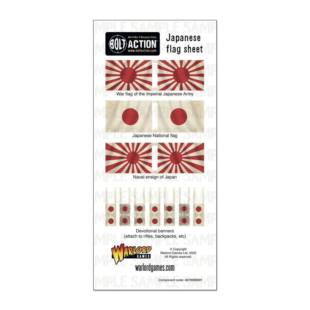 Warlord Action Japanese Infantry Assembly Kit Games/Bolt 1/56 (30 Figures) WLGWGB-JI-02 (Personnel)