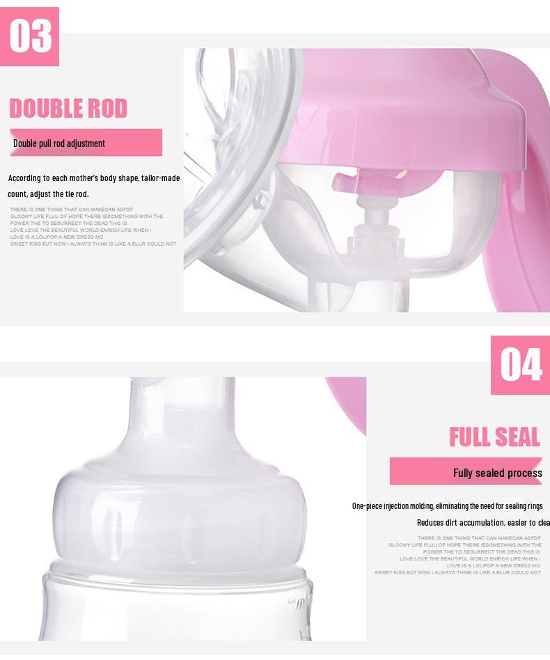 Beikang Manual Breast Pump with Strong Suction - Maternity & Infant Milk Extractor for Weaning & Breastfeeding Massage