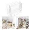 Stylish Acrylic Earring Organizer Durable and Elegant Jewelry Display Rack Versatile Storage Organizer Stand for Earring