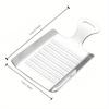 1pc Stainless Steel Garlic and Ginger Grater - Kitchen Accessory for Food Preparation