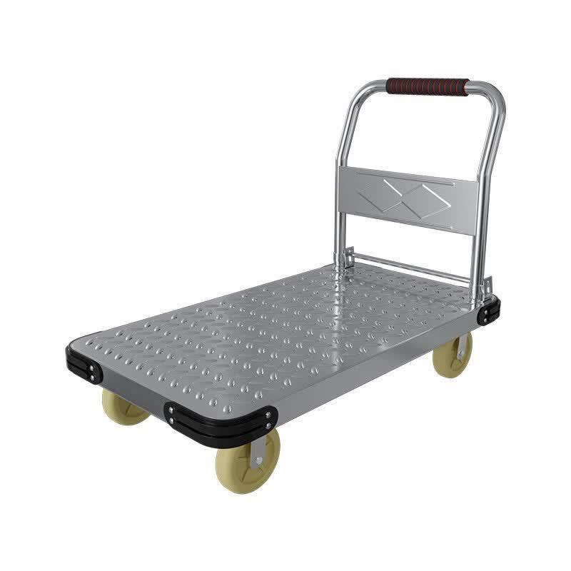 Paipusho Foldable Steel Flatbed Hand Cart